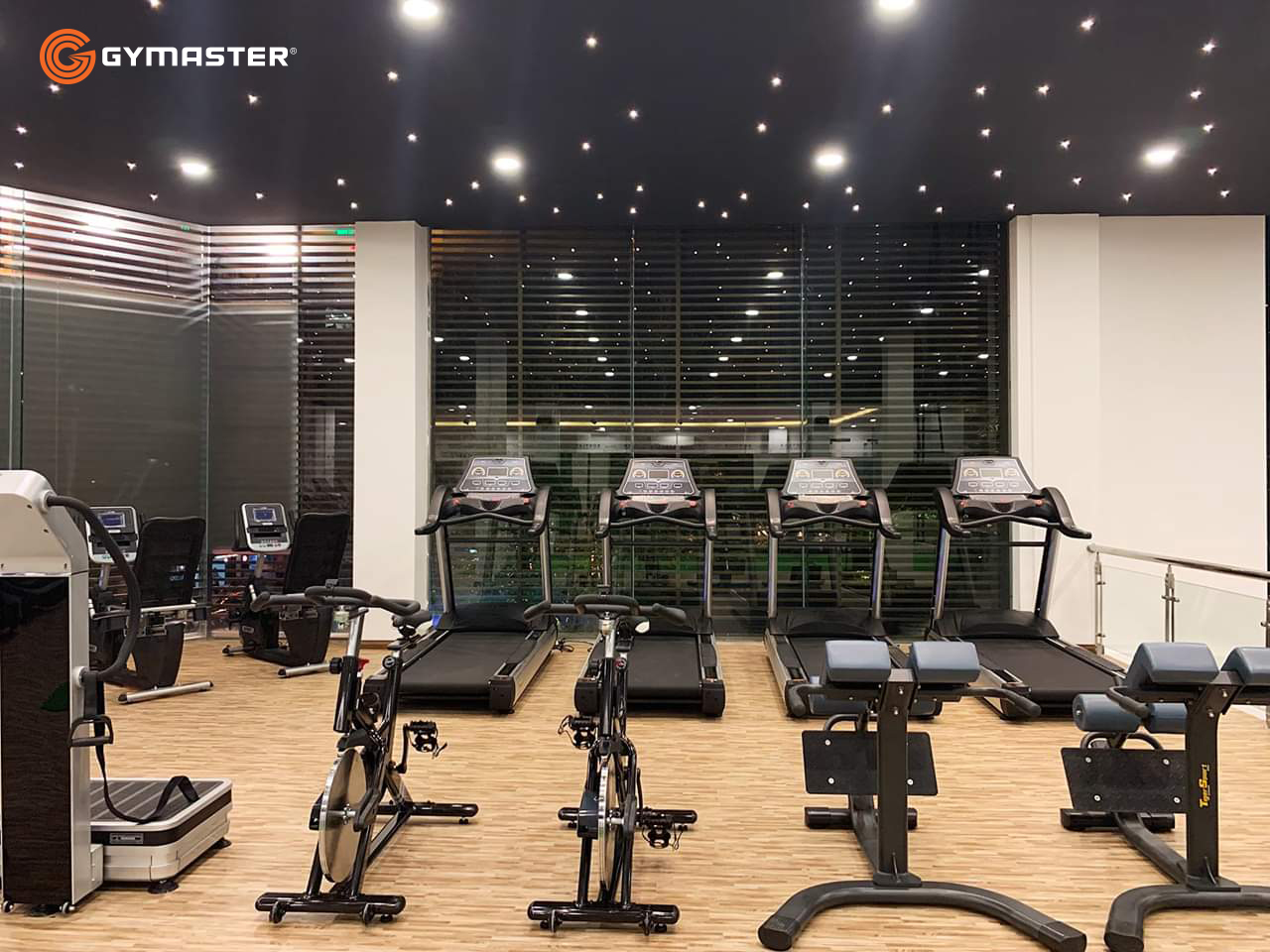 setup phòng gym gymaster bodylab ghế tập bụng