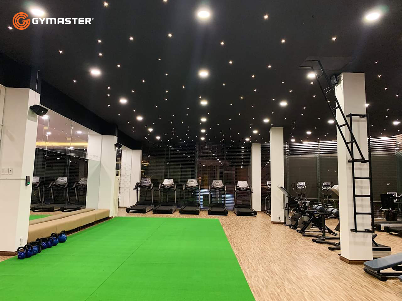 setup phòng gym gymaster bodylab máy chạy bộ