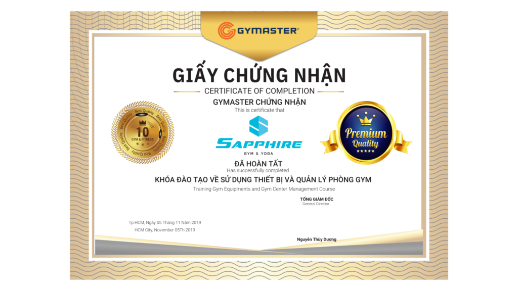 TƯ VẤN SETUP PHÒNG GYM SAPPHIRE FITNESS & YOGA QUẬN 3 - TP.HCM 7