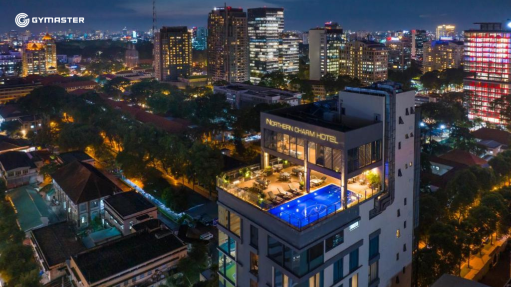 TƯ VẤN SETUP PHÒNG GYM KHÁCH SẠN NORTHERN CHARM QUẬN 1 2