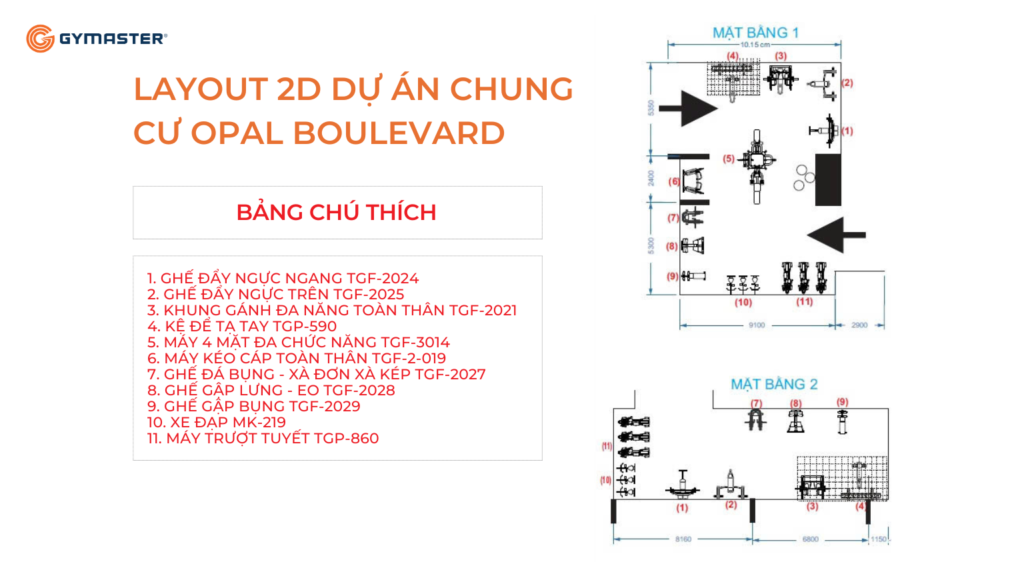 TƯ VẤN SETUP PHÒNG GYM CHUNG CƯ OPAL BOULEVARD - CÔNG TY CP ĐẦU TƯ KINH DOANH BĐS HÀ AN 6