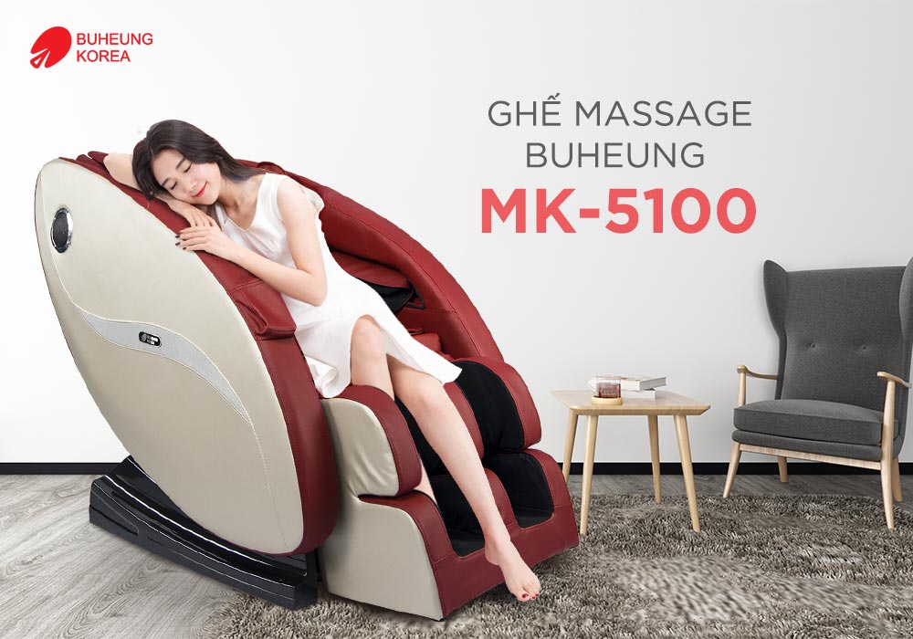 Ghế Massage Buheung MK-5100 ( Tặng súng massage MK-330 + chai vệ sinh da ) 12