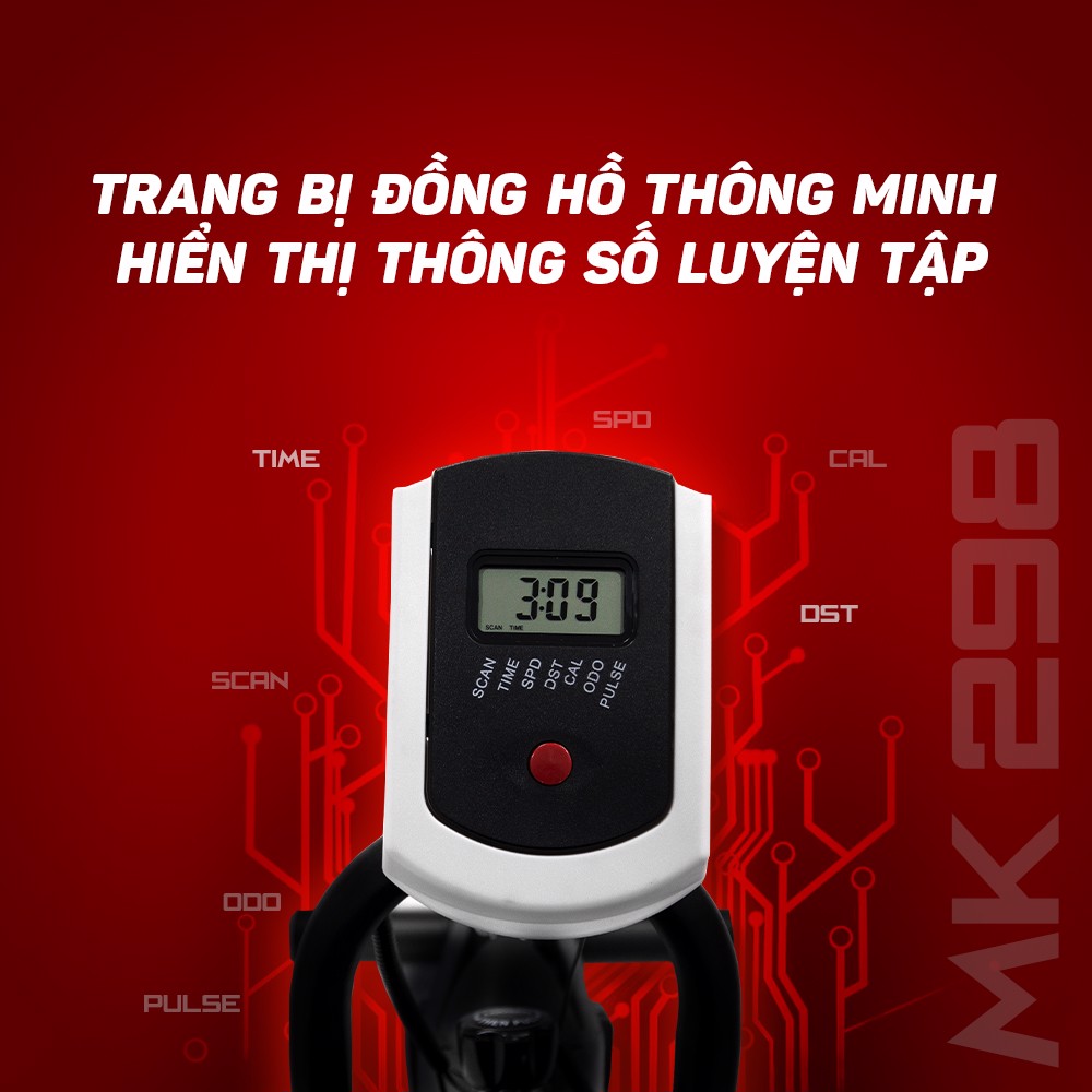 XE ĐẠP TẬP TẠI NHÀ MK 298 11 XE ĐẠP TẬP TẠI NHÀ MK 298 17