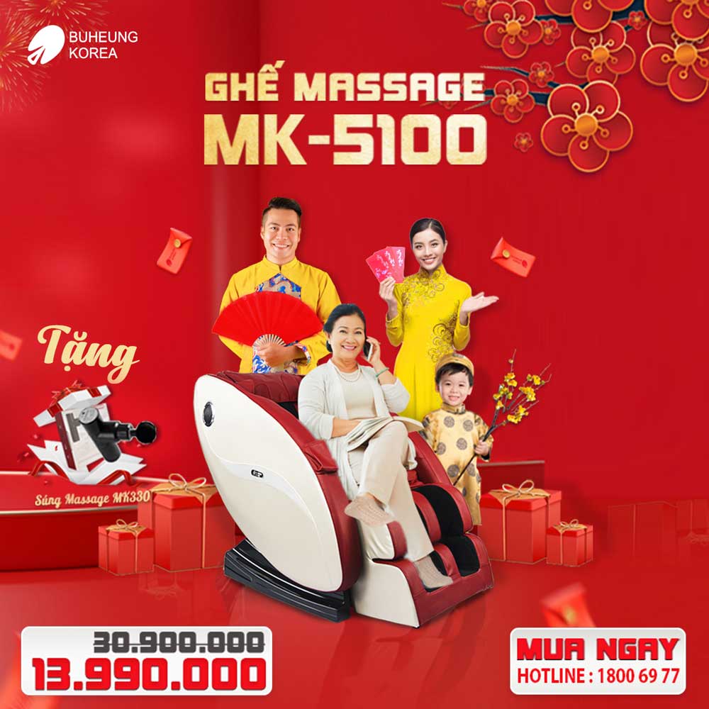 900x900 Ghế Massage Buheung MK-5100 ( Tặng súng massage MK-330 + chai vệ sinh da ) 1