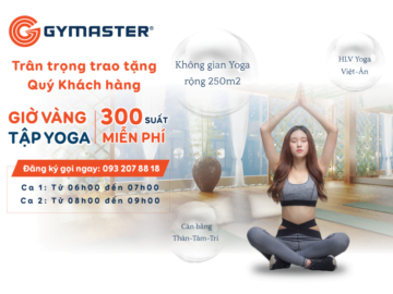 GIỜ VÀNG TẬP YOGA - 300 SUẤT MIỄN PHÍ 51
