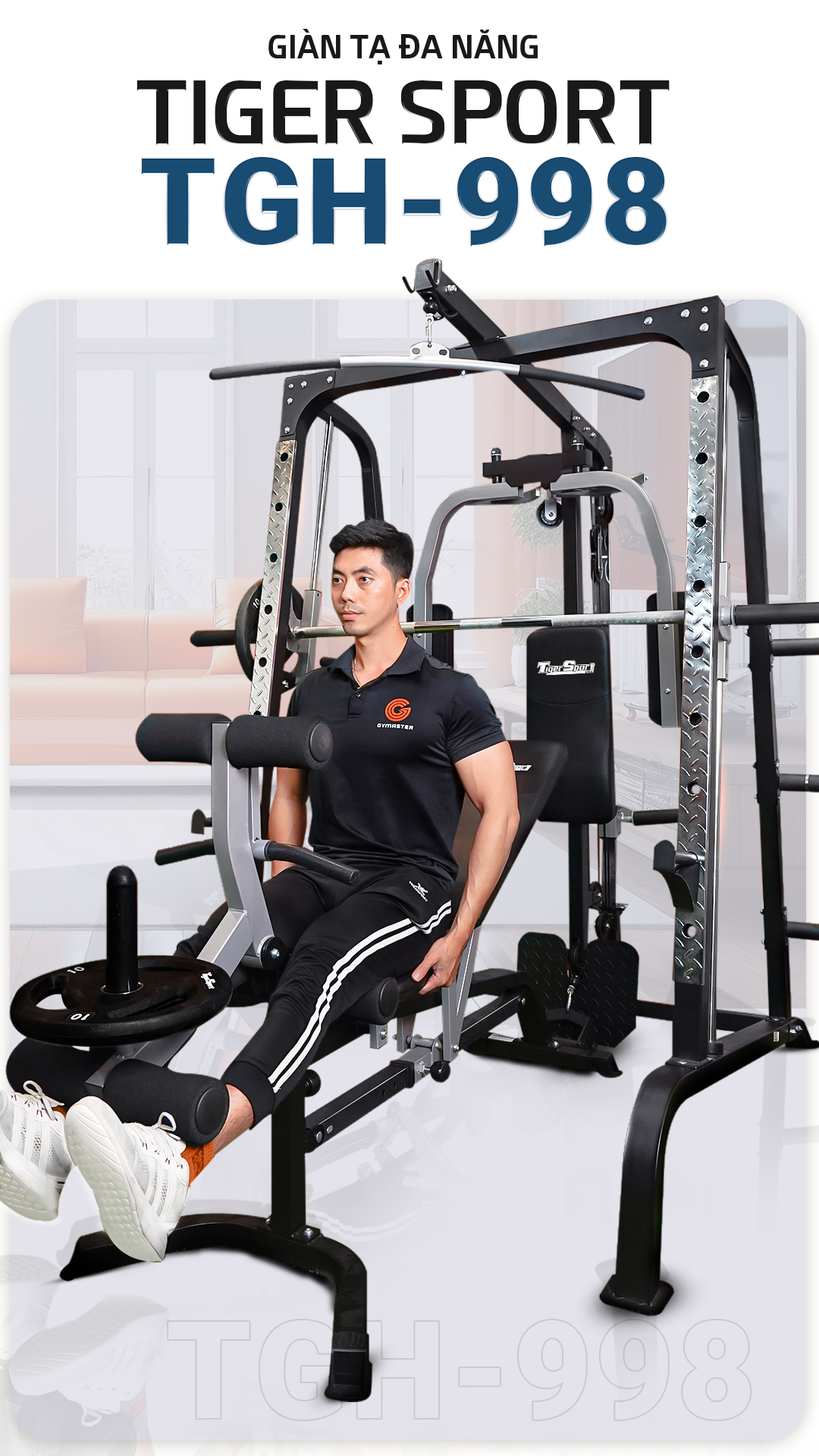 Giàn tạ đa năng Tiger Sport TGH-998 10