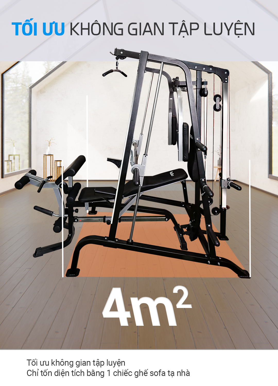Giàn tạ đa năng Tiger Sport TGH-998 20