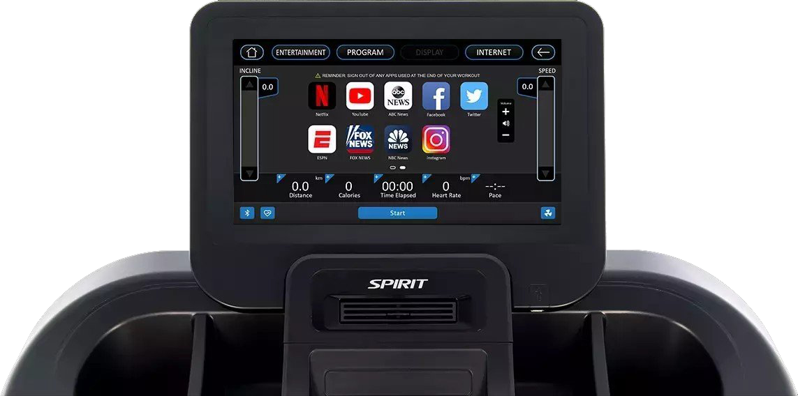 Máy chạy bộ cao cấp Spirit CT850ENT | Gymaster 12