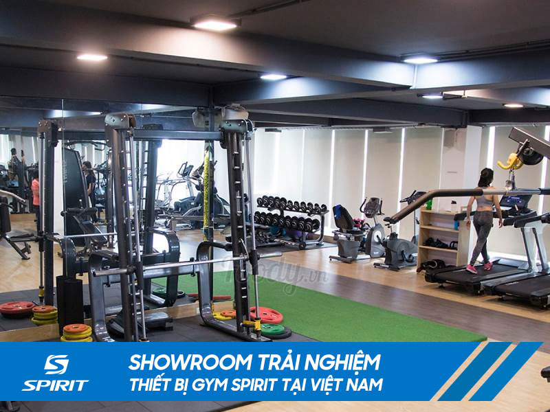 SHOWROOM TRẢI NGHIỆM THIẾT BỊ GYM SPIRIT TẠI VIỆT NAM 1