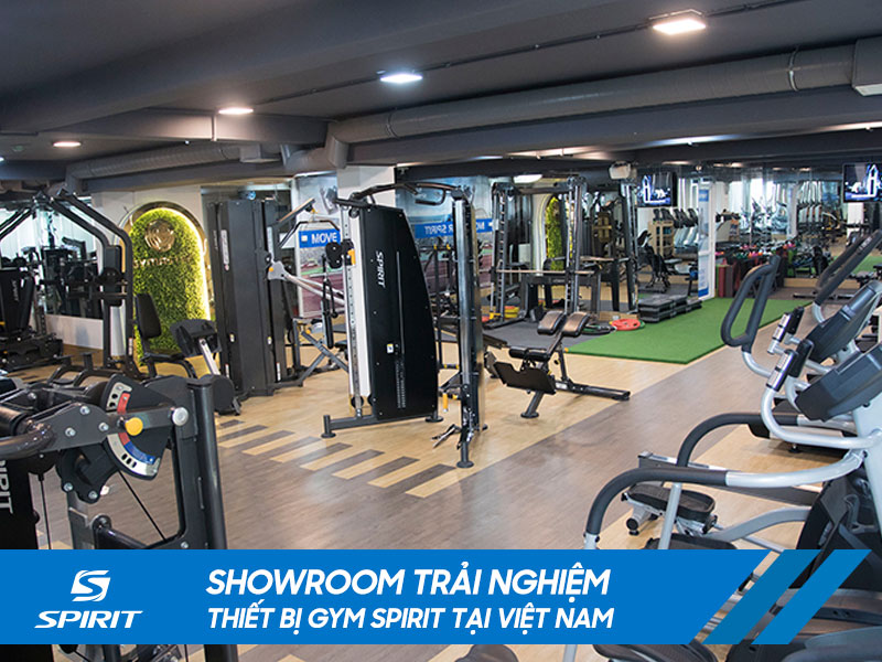 SHOWROOM TRẢI NGHIỆM THIẾT BỊ GYM SPIRIT TẠI VIỆT NAM 2