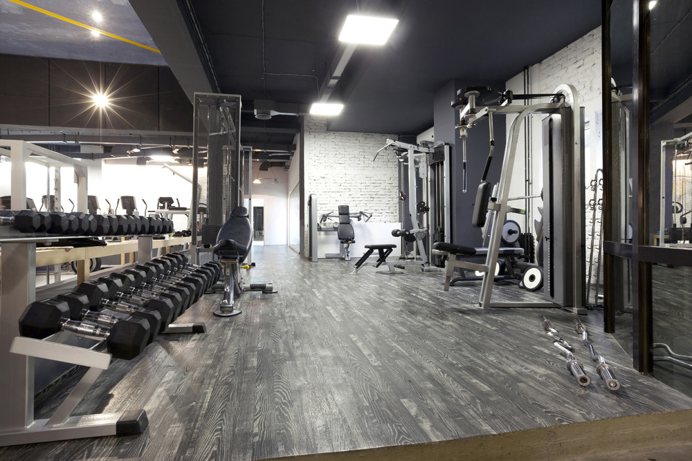 phòng gym tầm trung