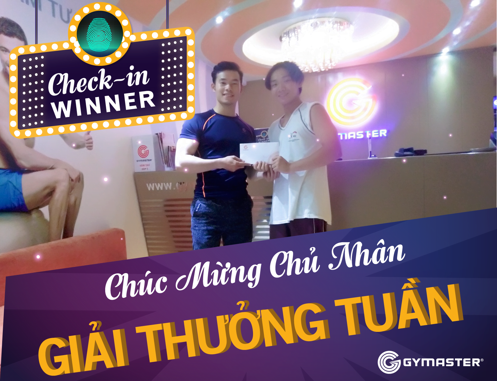CUỘC THI CHECKIN WINNER CỦA CÁC HỘI VIÊN GYMASTER 3
