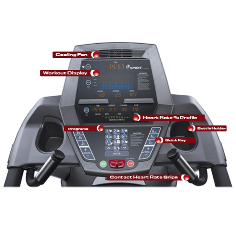 Máy chạy bộ cao cấp Spirit CT-800 | Gymaster 8 Máy chạy bộ cao cấp Spirit CT-800 | Gymaster 8