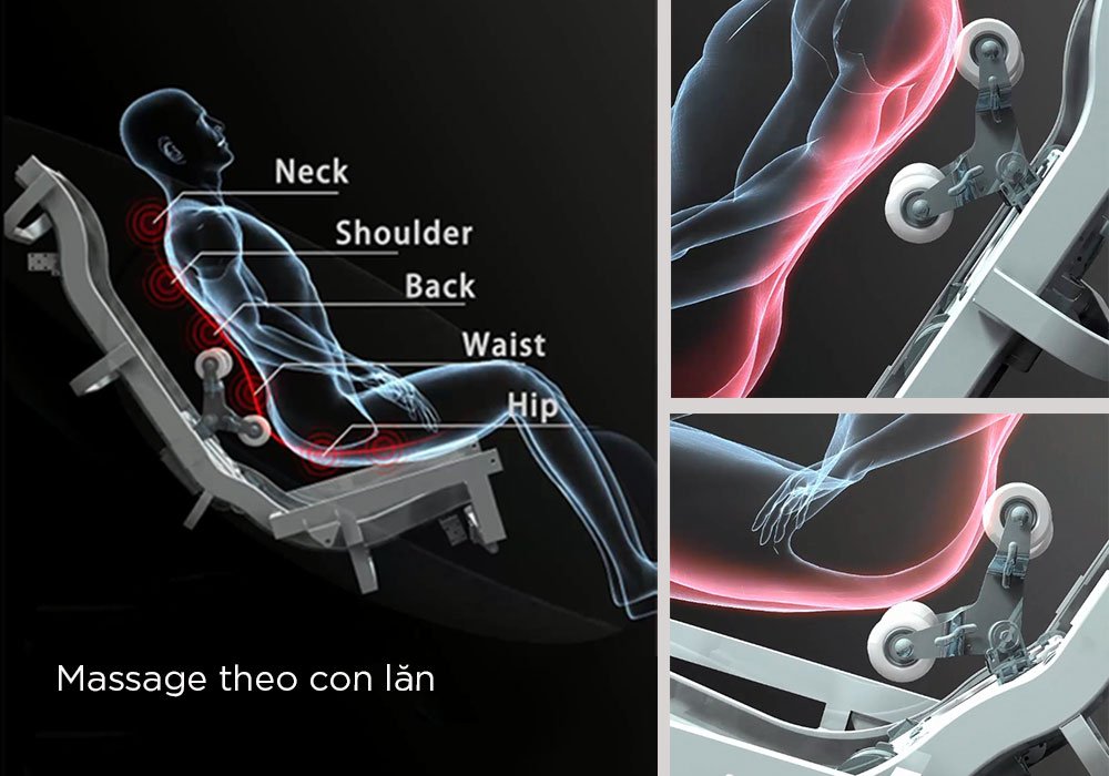 Ghế Massage Buheung MK-5100 ( Tặng súng massage MK-330 + chai vệ sinh da ) 16