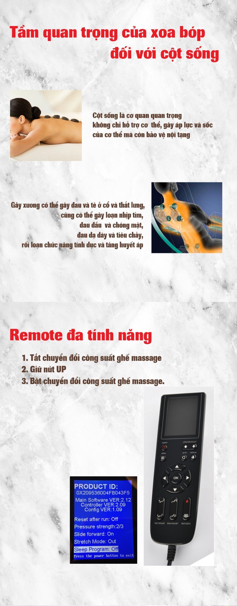 Ghế Massage Buheung MK-6500 16