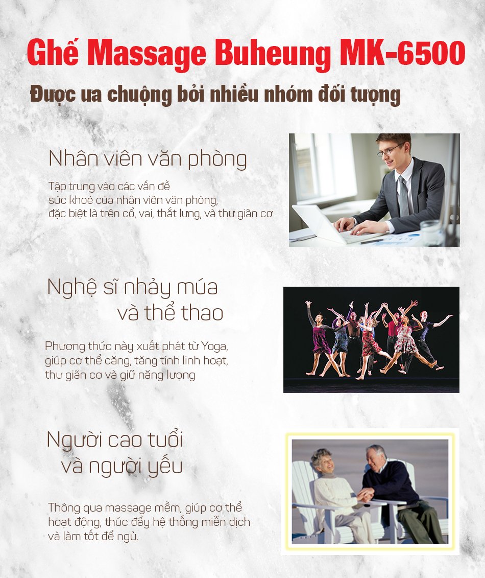 Ghế Massage Buheung MK-6500 17
