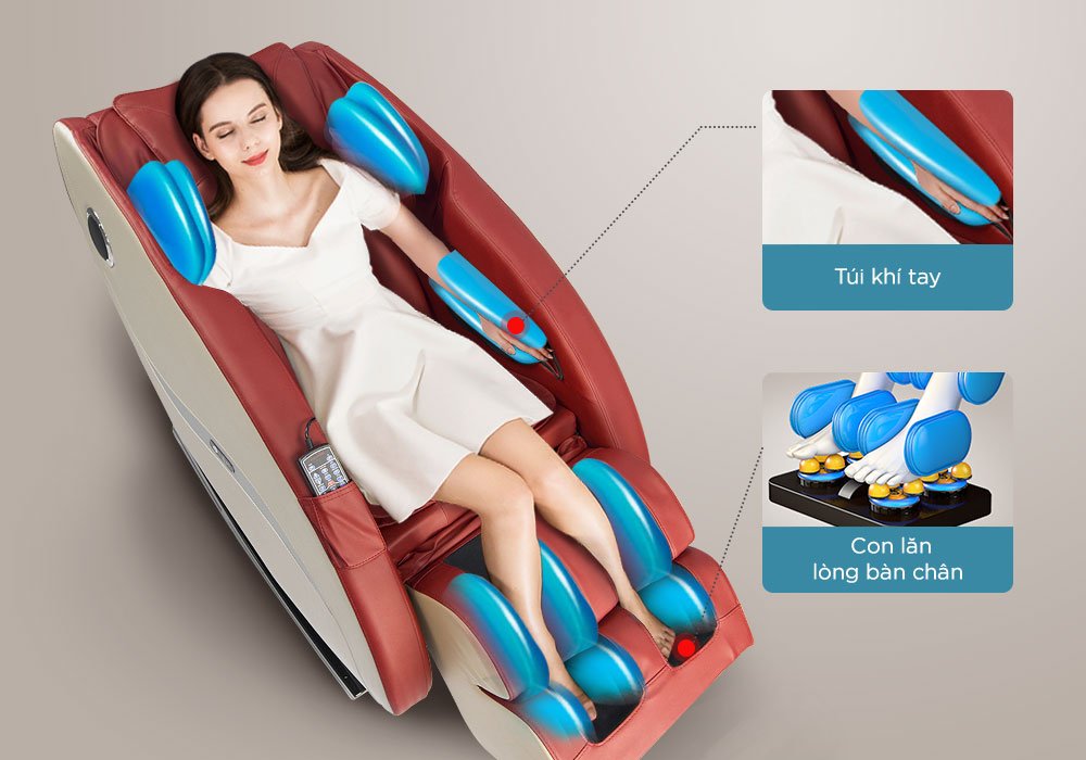 Ghế Massage Buheung MK-5100 ( Tặng súng massage MK-330 + chai vệ sinh da ) 20