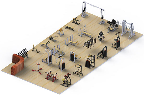 Những điều cần lưu ý trước khi thi công phòng gym 1