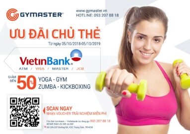 ƯU ĐÃI HẤP DẪN CHO CHỦ THẺ VIETINBANK KHI ĐẾN VỚI GYMASTER 39