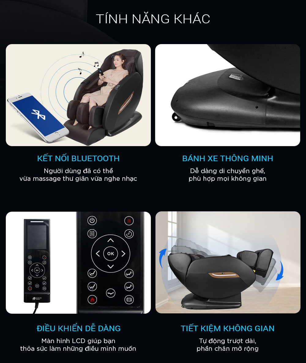 Ghế Massage 4D Night Sky Buheung MK-7600