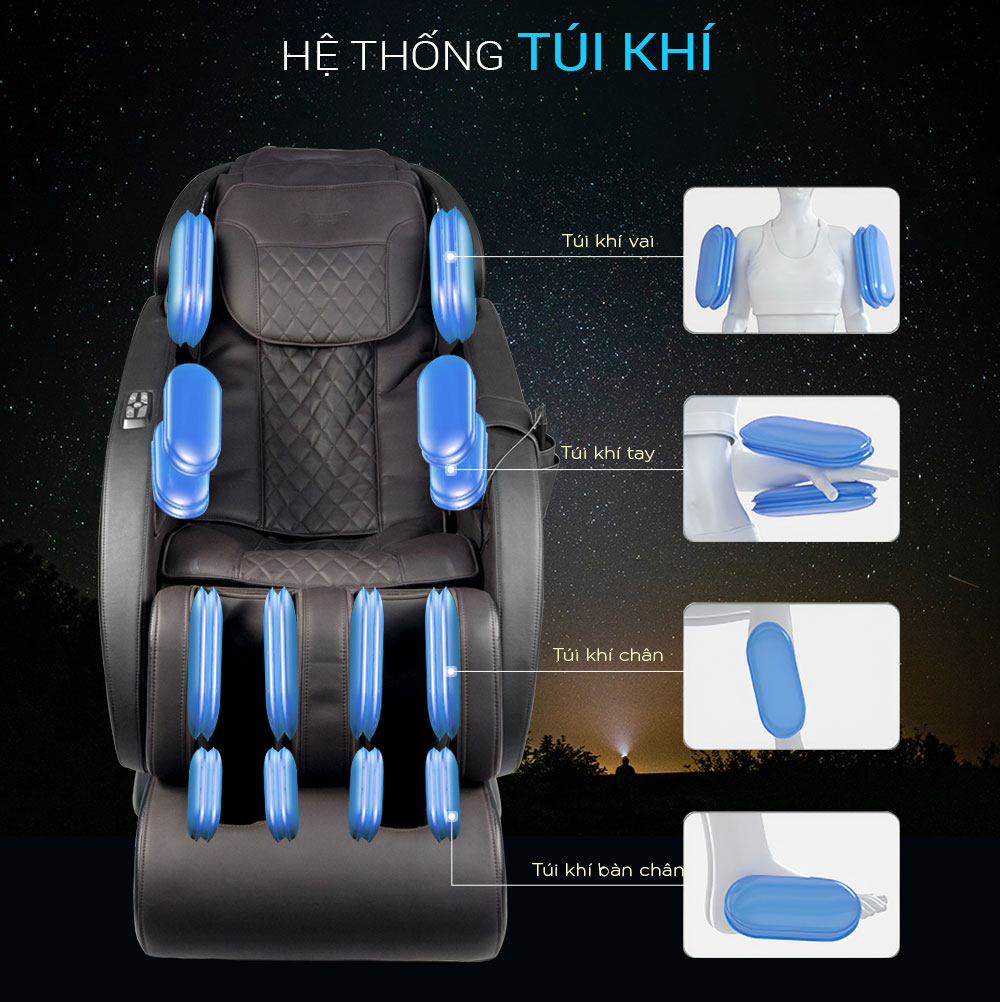 Ghế Massage 4D Night Sky Buheung MK-7600