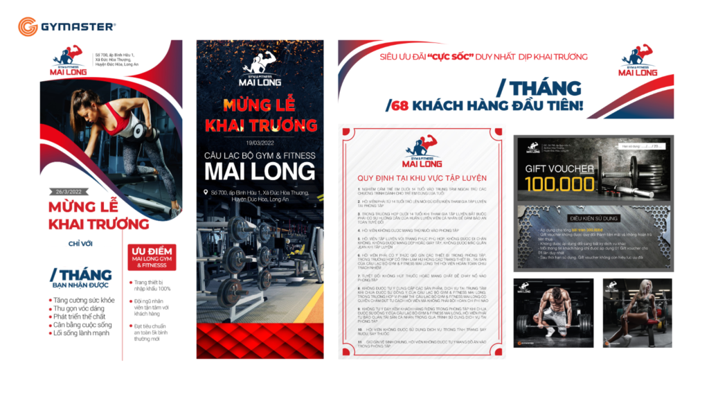TƯ VẤN SETUP PHÒNG GYM MAI LONG GYM & FITNESS LONG AN 8