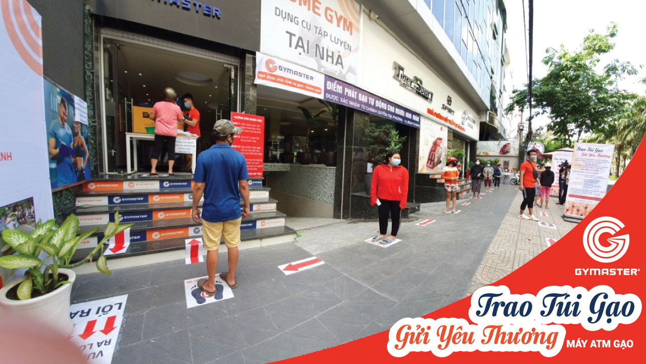NGÀY THỨ 3 CỦA CHƯƠNG TRÌNH PHÁT GẠO TỪ THIỆN TẠI GYMASTER 1