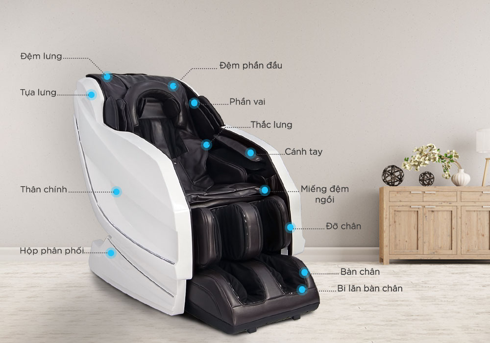 cấu tạo ghế mk-9100