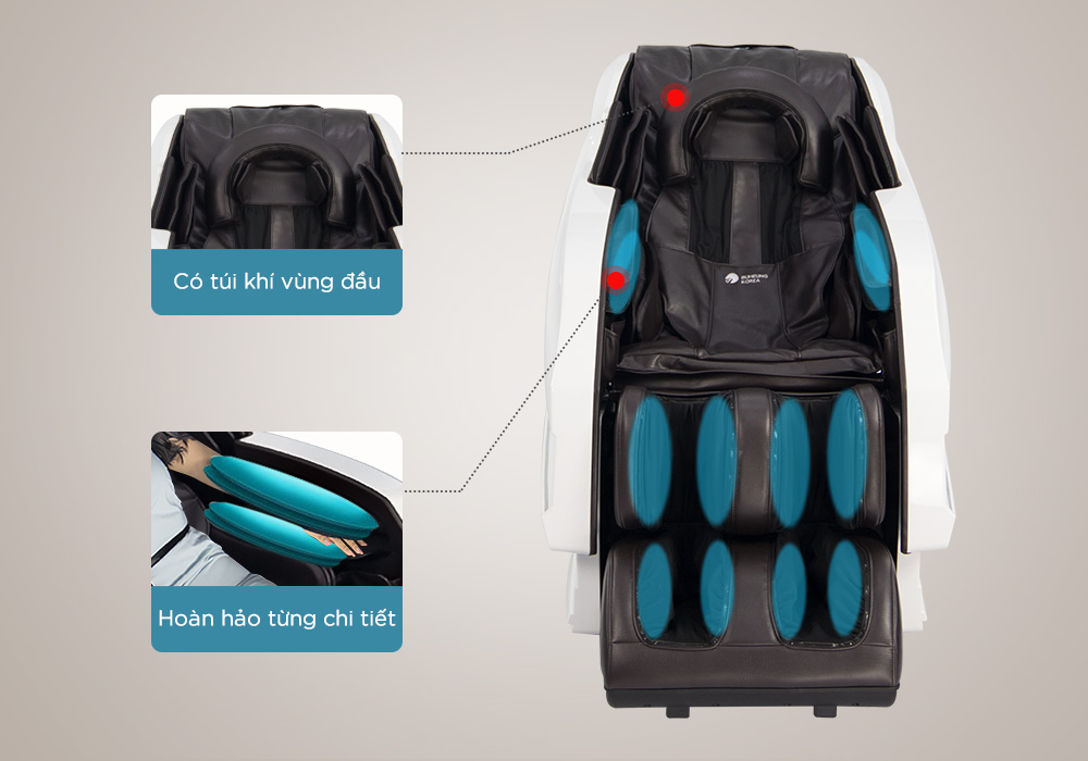 Ghế Massage 4D King Royal Buheung MK-9100 14
