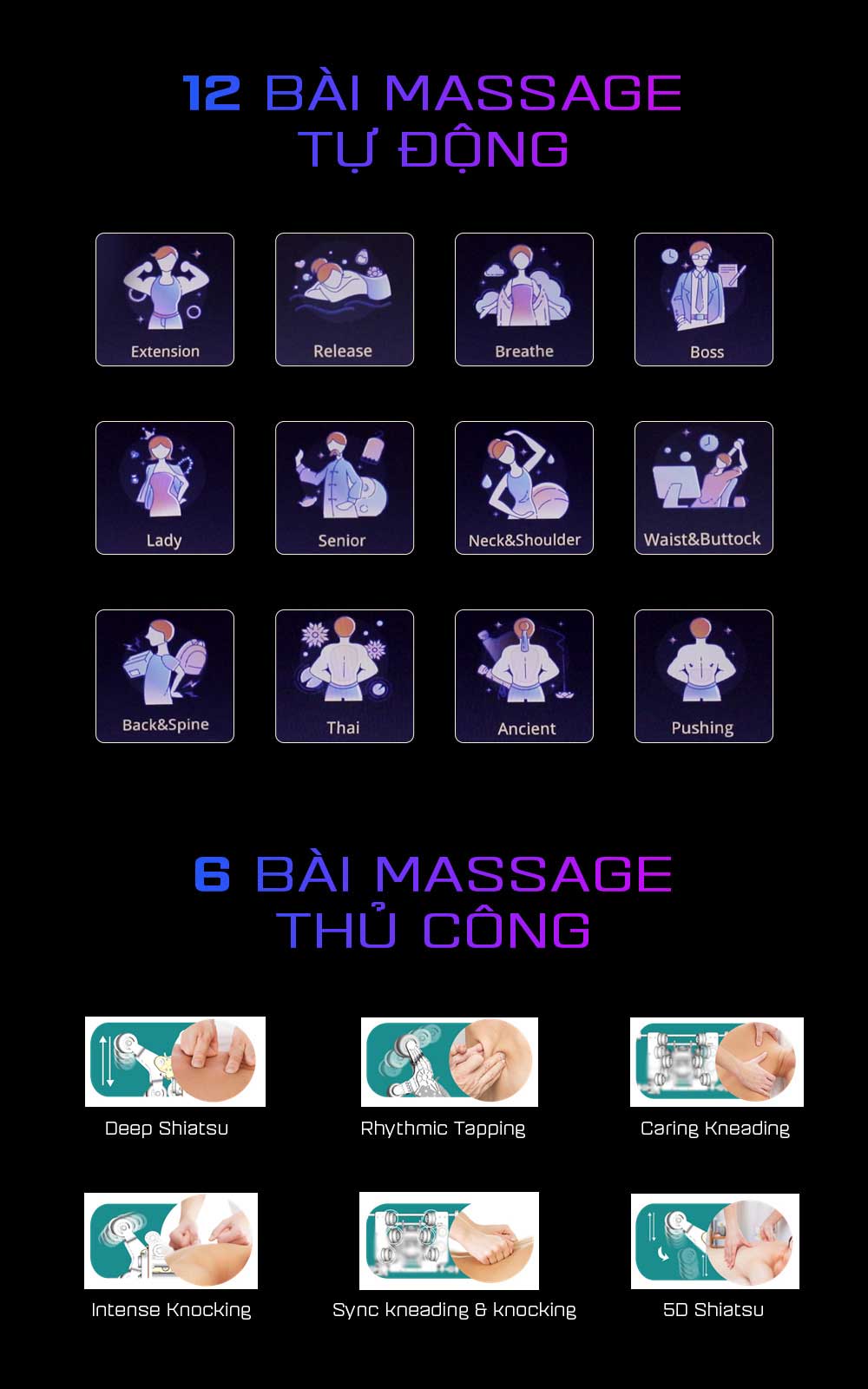 Ghế Massage Buheung Transformer LUX-9800 64