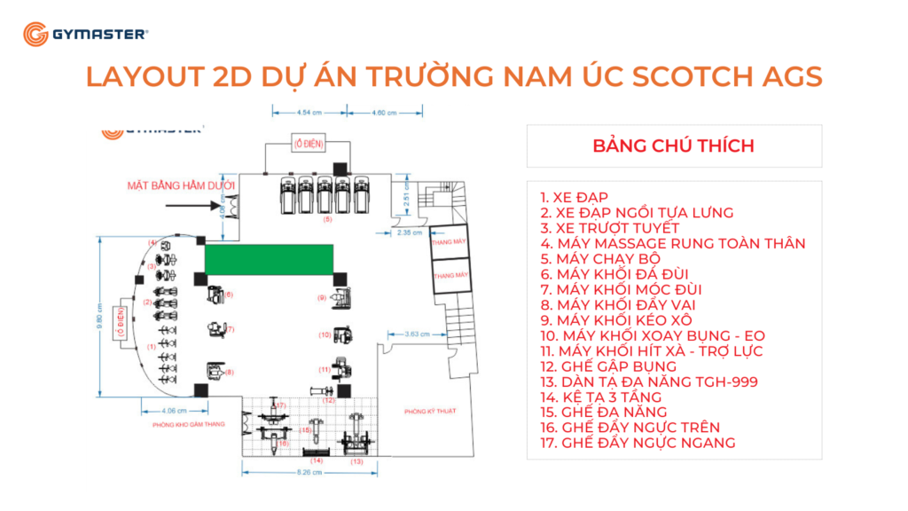TƯ VẤN SETUP PHÒNG GYM TRƯỜNG LIÊN CẤP NAM ÚC SCOTCH AGS 10 TƯ VẤN SETUP PHÒNG GYM TRƯỜNG LIÊN CẤP NAM ÚC SCOTCH AGS 10