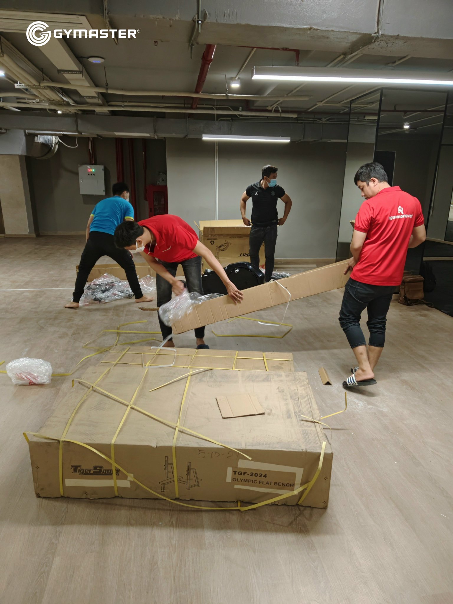 lắp đặt phòng gym