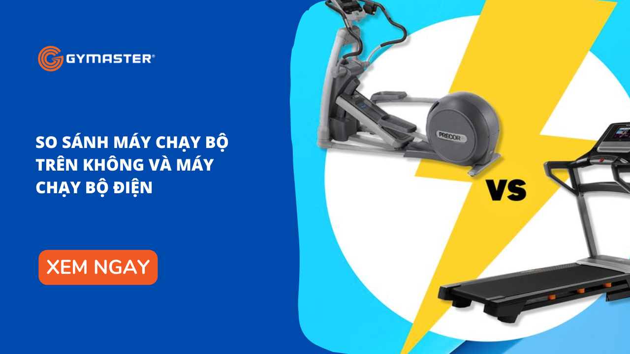 so sánh máy chạy bộ trên không và máy chạy bộ điện