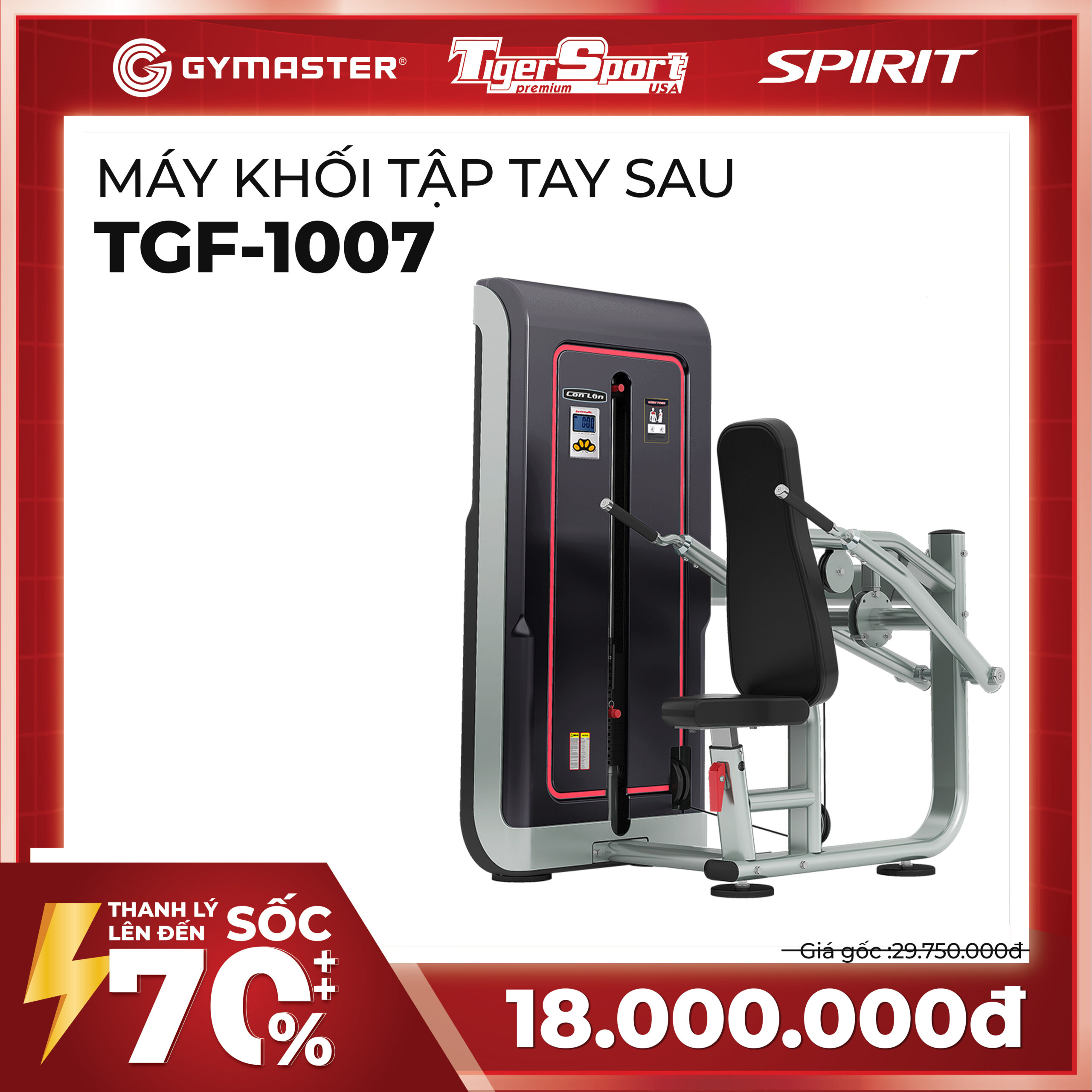 TGF-1007 (Deal Sốc) Máy khối Tập Tay Sau Tiger Sport TGS-1007 3