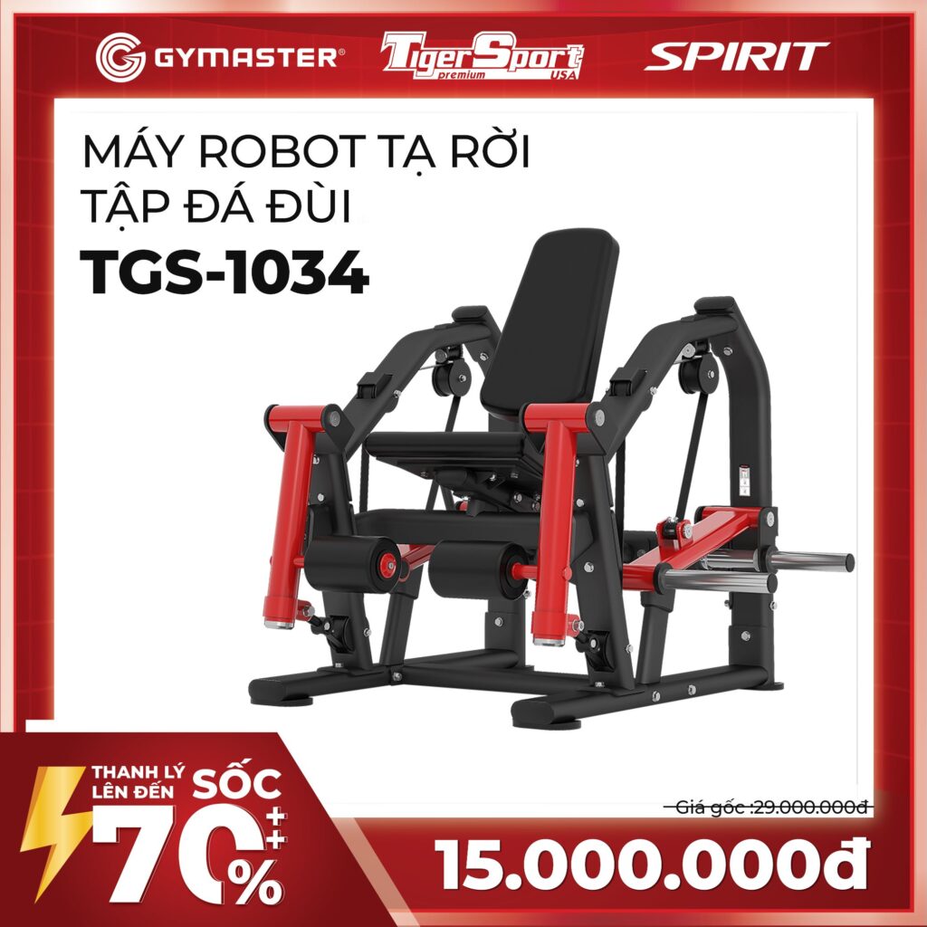 Máy robot tạ rời tập đá đùi Tiger Sport TGS-1034 (Hàng Thanh Lý) 4 Máy robot tạ rời tập đá đùi Tiger Sport TGS-1034 (Hàng Thanh Lý) 6