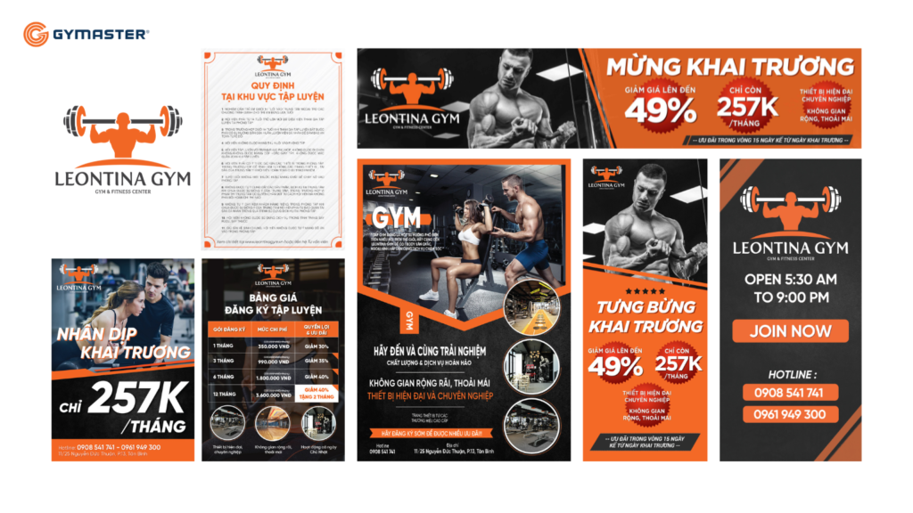 TƯ VẤN SET UP PHÒNG GYM LEONTINA GYM AND FITNESS CENTER TÂN BÌNH 9
