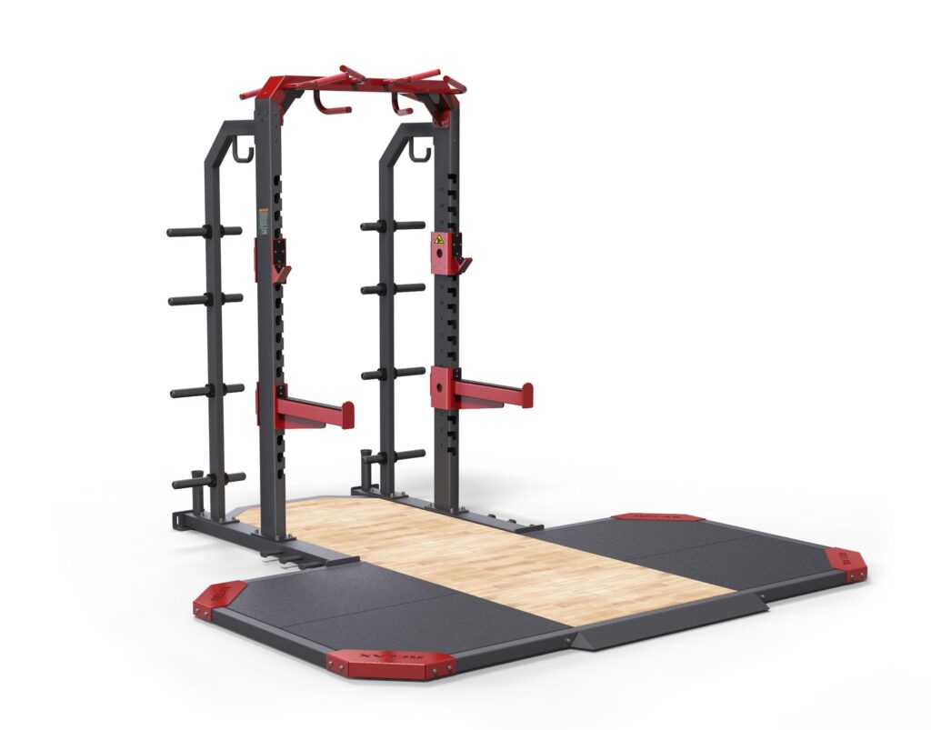 Half Power rack with platform Khung gánh tạ kết hợp sàn TGP-952 + 9510