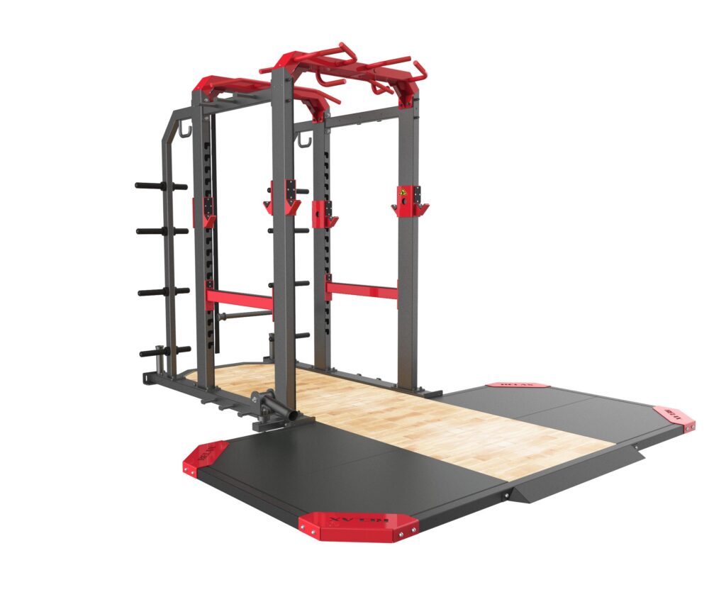 Power rack with platform Khung gánh tạ lớn kết hợp sàn TGP-954+9511 1 Power rack with platform Khung gánh tạ lớn kết hợp sàn TGP-954+9511