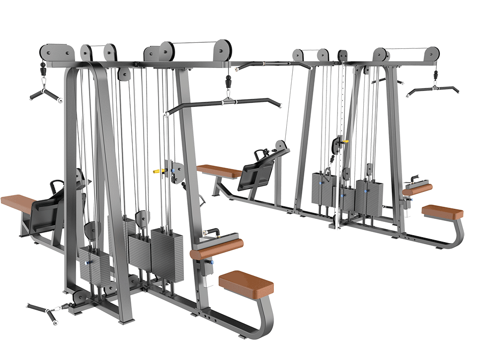 8 Multi Station Giàn tạ đa năng 8 mặt Tiger Sport TM-83 2 8 Multi Station Giàn tạ đa năng 8 mặt Tiger Sport TM-83