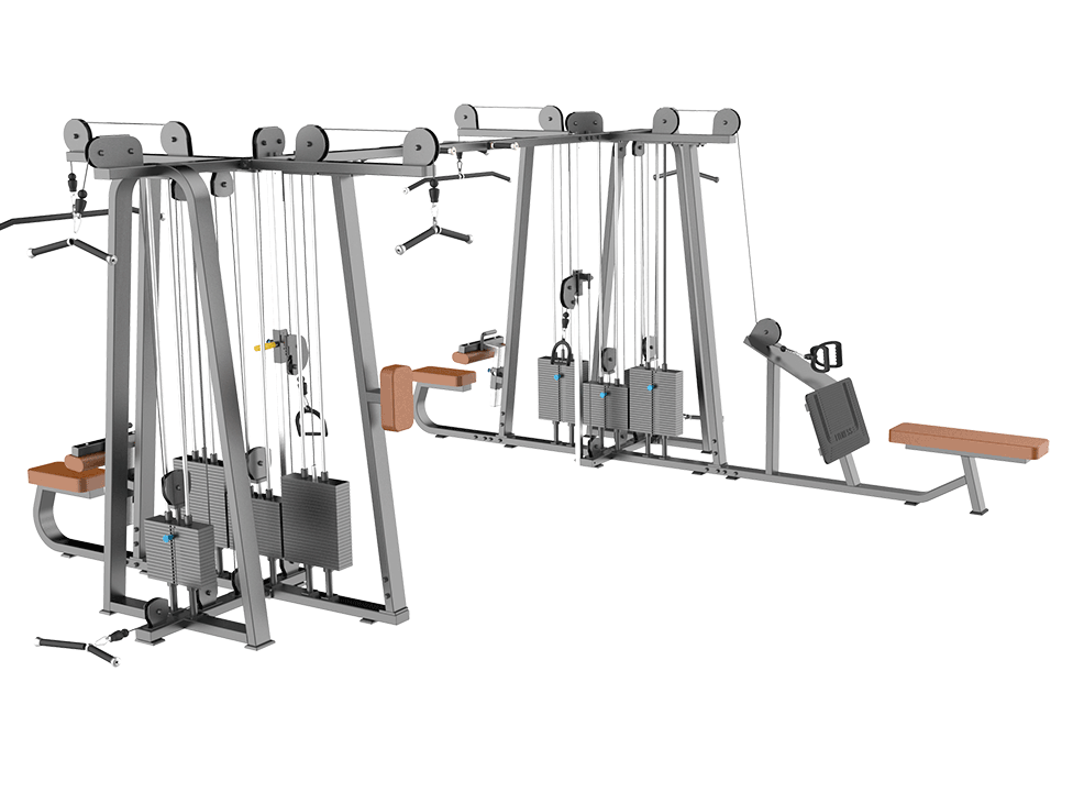 8 Multi Station Giàn tạ đa năng 8 mặt Tiger Sport TM-F64 2 8 Multi Station Giàn tạ đa năng 8 mặt Tiger Sport TM-F64