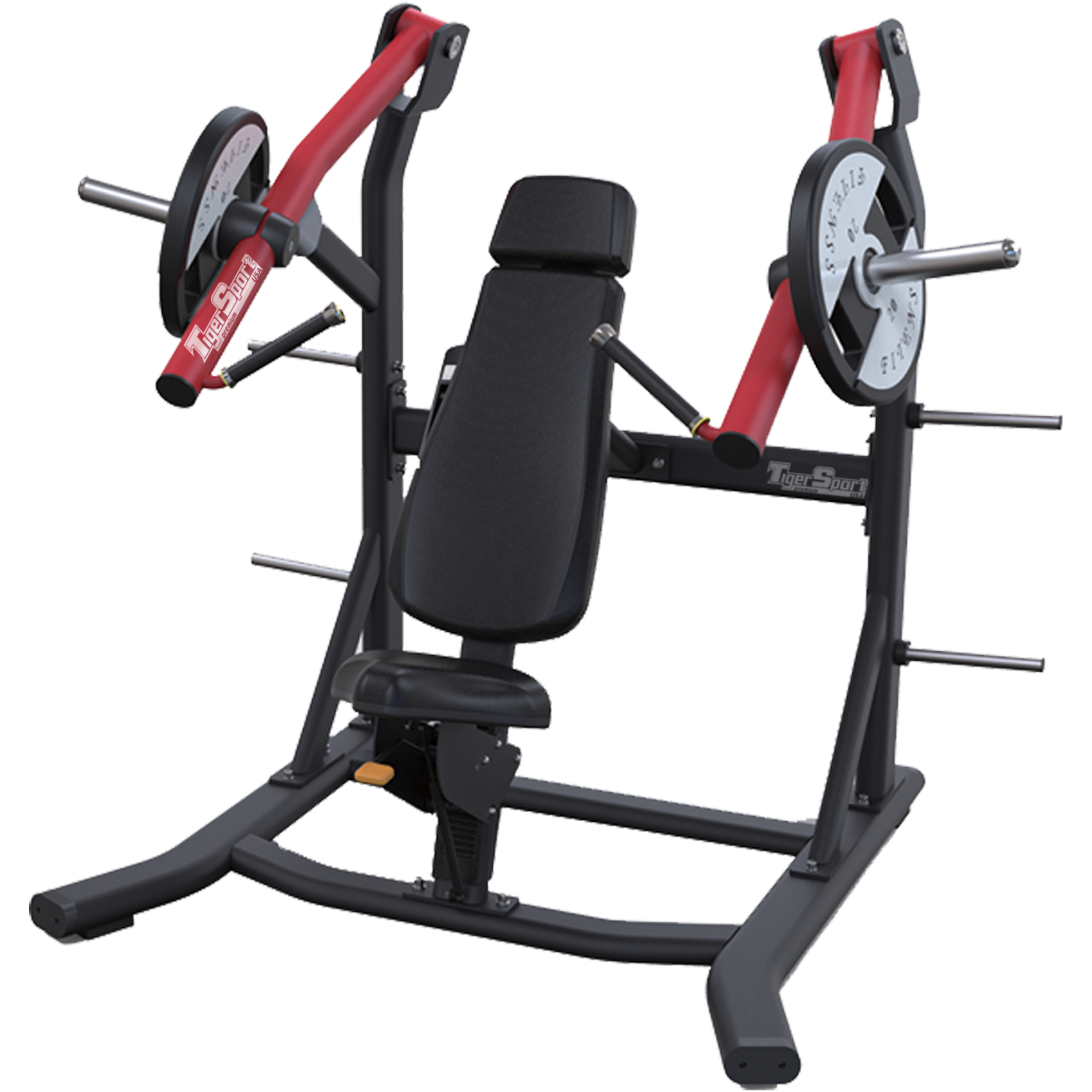 Super Incline Chest Press Robot đẩy ngực trên Tiger Sport TM-PL13 Super Incline Chest Press Robot đẩy ngực trên Tiger Sport TM-PL13