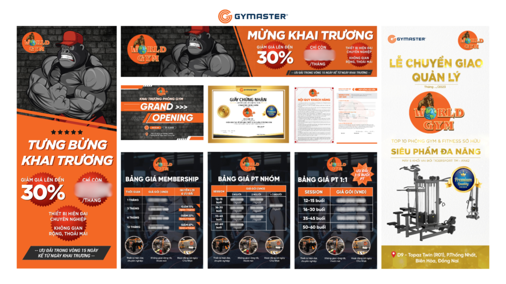 TƯ VẤN SETUP PHÒNG GYM WORLD GYM ĐỒNG NAI 9