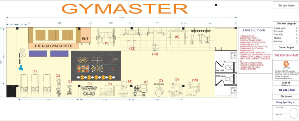 GYMASTER SETUP PHÒNG GYM KINH DOANH THE NOX GYM COFFEE – BUÔN MA THUỘT 4