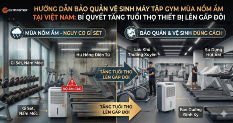 Hướng Dẫn Bảo Quản Vệ Sinh Máy Tập Gym Mùa Nồm Ẩm Tại Việt Nam: Bí Quyết Tăng Tuổi Thọ Thiết Bị Lên Gấp Đôi 1