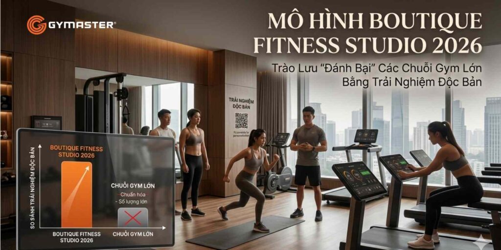 Mô Hình Boutique Fitness Studio 2026: Trào Lưu "Đánh Bại" Các Chuỗi Gym Lớn Bằng Trải Nghiệm Độc Bản 1
