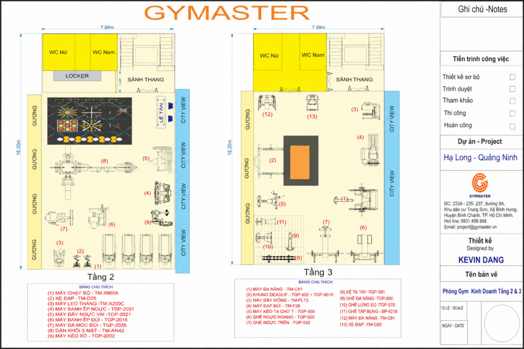 GYMASTER SETUP THÀNH CÔNG DỰ ÁN THE POM GYM TẠI QUẢNG NINH 3