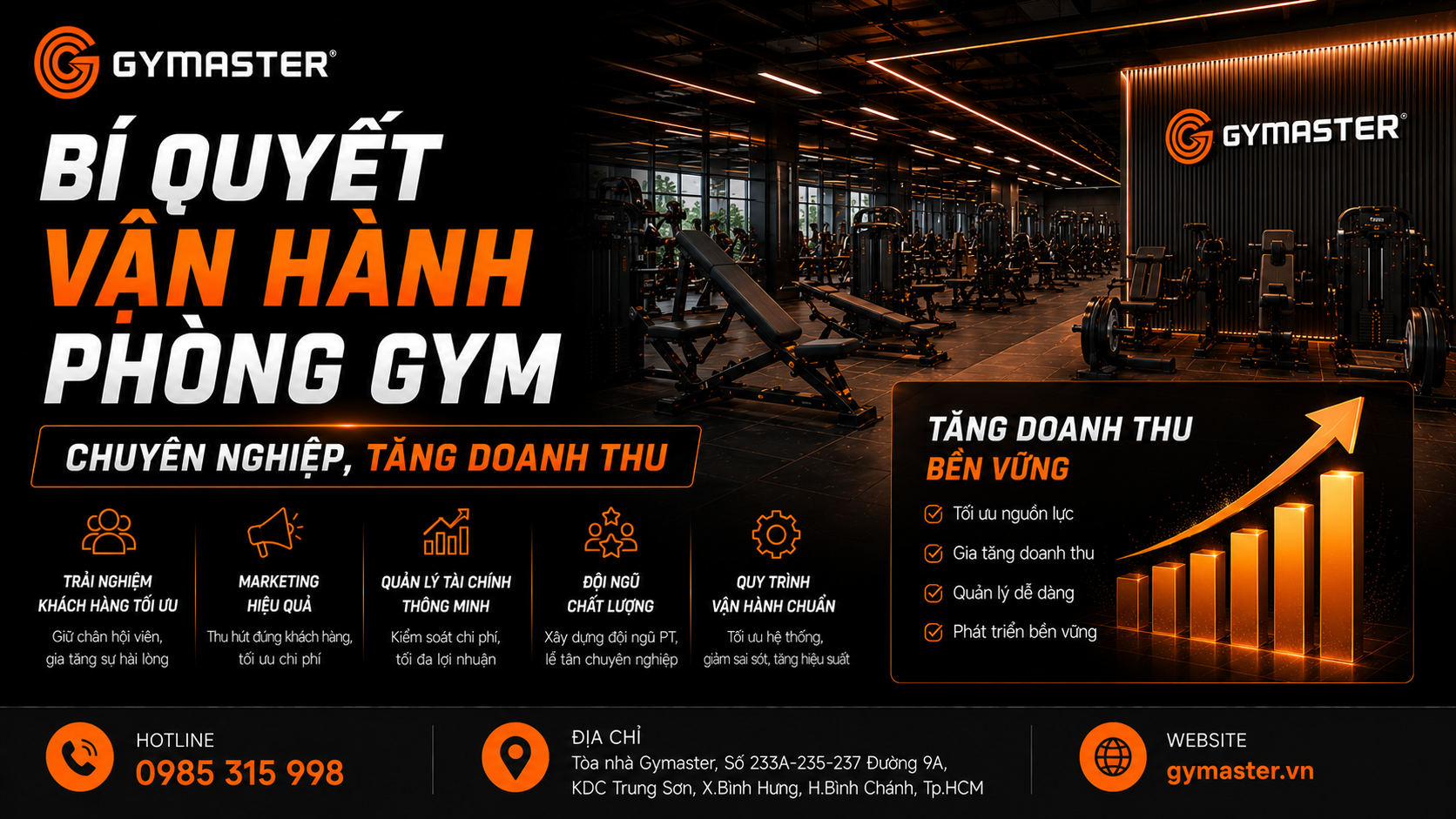 Bí quyết vận hành phòng gym chuyên nghiệp, tăng doanh thu 1 Bí quyết vận hành phòng gym chuyên nghiệp, tăng doanh thu 1