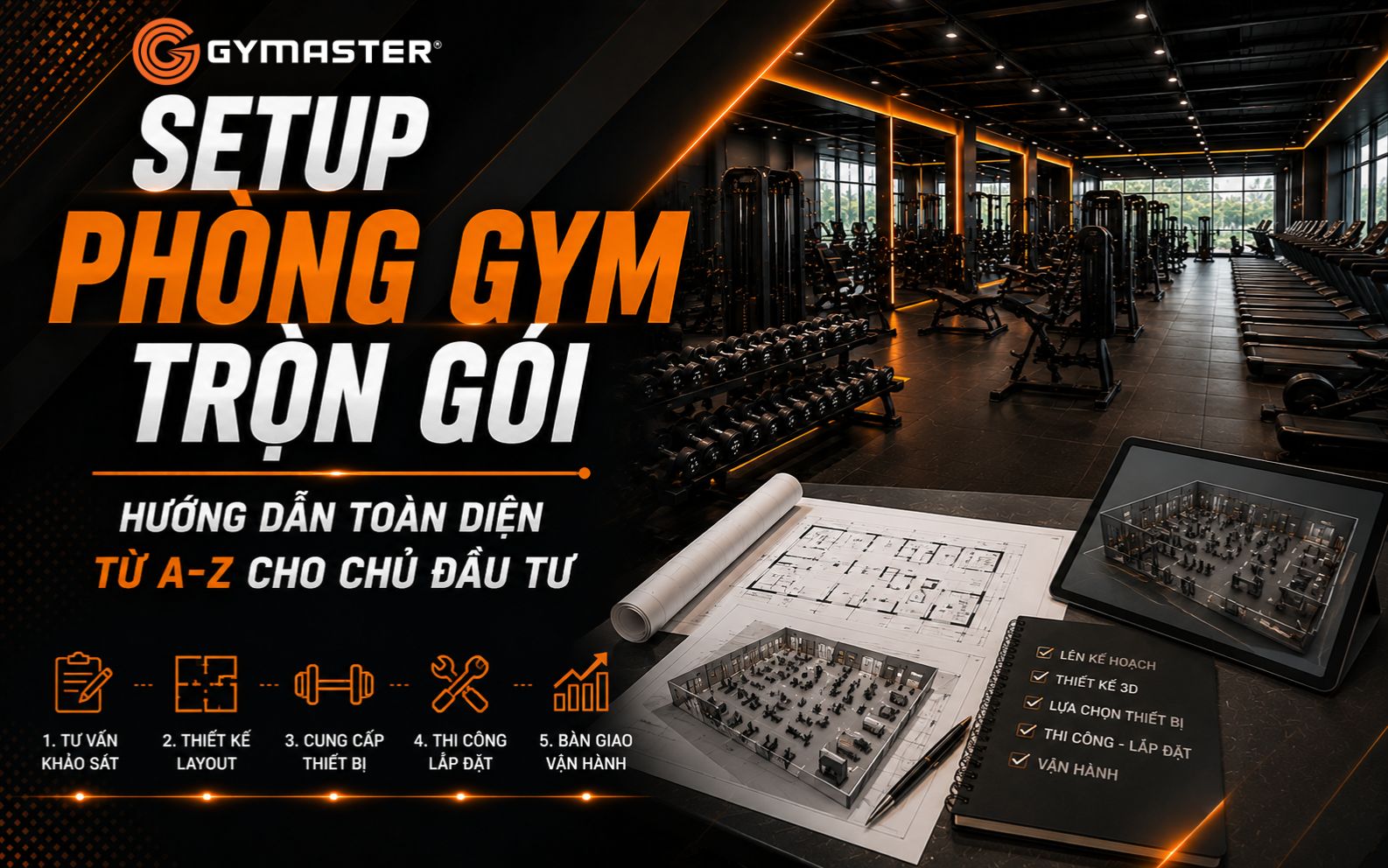 Setup Phòng Gym Trọn Gói: Hướng Dẫn Toàn Diện Từ A-Z Cho Chủ Đầu Tư 1