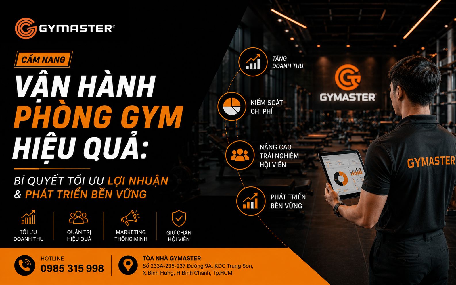 Cẩm Nang Vận Hành Phòng Gym Hiệu Quả: Bí Quyết Tối Ưu Lợi Nhuận & Phát Triển Bền Vững 1