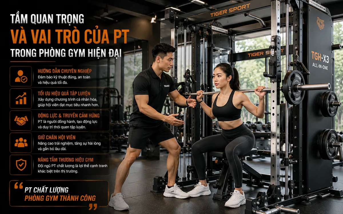 Mở Phòng Gym Cần Thuê PT Không? Phân Tích Chuyên Sâu Để Quyết Định Sáng Suốt Cùng Gymaster 2